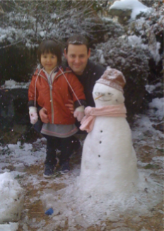 daddy's snow man